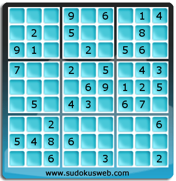 Sudoku von einfacher höhe