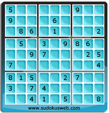 Sudoku von mittelmässiger höhe