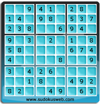 Sudoku de Nivell Molt Fàcil