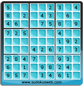 Very Easy Level Sudoku