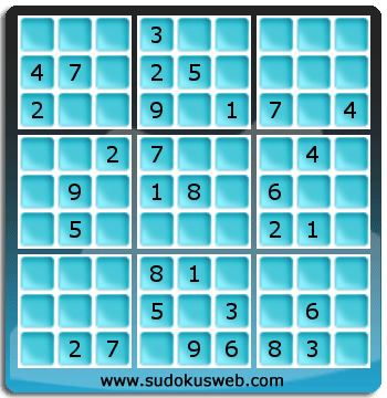 Sudoku von mittelmässiger höhe