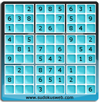 Sudoku de Niveau Très Facile Sudoku de Niveau Très Facile