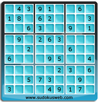 Sudoku von einfacher höhe