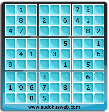 Sudoku von mittelmässiger höhe