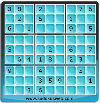 Sudoku von mittelmässiger höhe