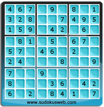 Sudoku de Niveau Très Facile