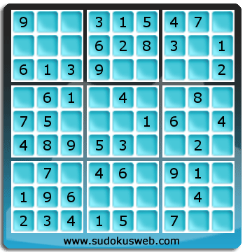 Sudoku de Niveau Très Facile