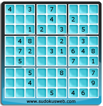 Sudoku von mittelmässiger höhe