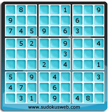 Sudoku von mittelmässiger höhe