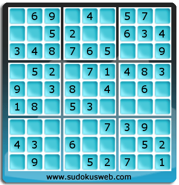 Sudoku de Niveau Très Facile Sudoku de Niveau Très Facile