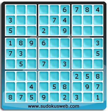 Sudoku von einfacher höhe Sudoku von einfacher höhe
