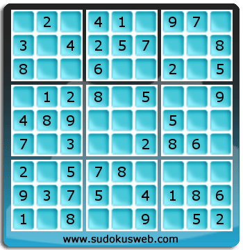 Sudoku von sehr einfacher höhe