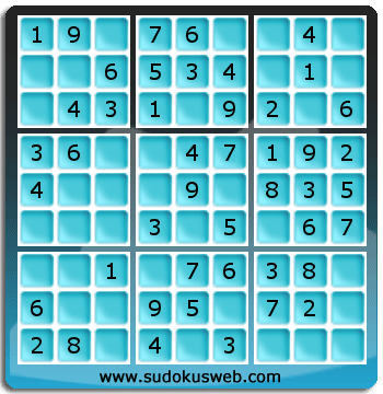 Very Easy Level Sudoku