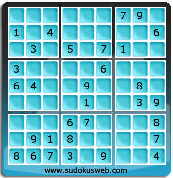 Sudoku von mittelmässiger höhe