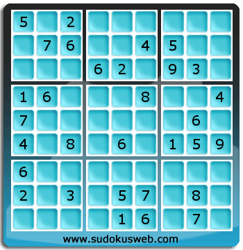 Sudoku von mittelmässiger höhe