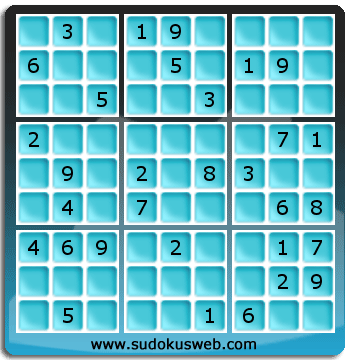 Sudoku von mittelmässiger höhe