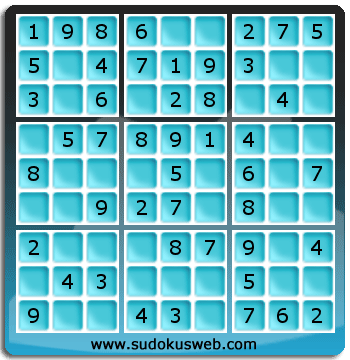 Sudoku von sehr einfacher höhe