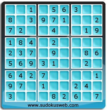 Sudoku de Niveau Très Facile Sudoku de Niveau Très Facile