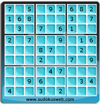 Sudoku de Niveau Facile Sudoku de Niveau Facile