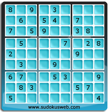 Sudoku von mittelmässiger höhe