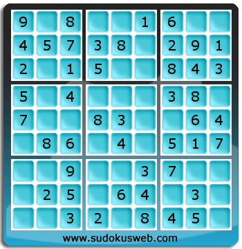 Sudoku de Nivel Muy Fácil
