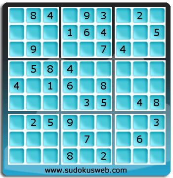 Sudoku von mittelmässiger höhe