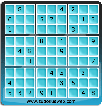 Sudoku von mittelmässiger höhe