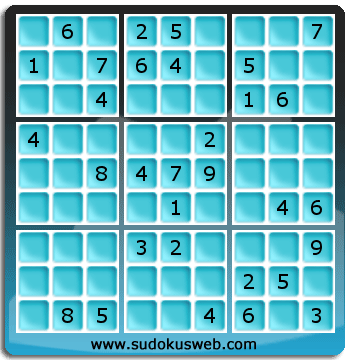 Sudoku von mittelmässiger höhe