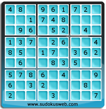 Sudoku de Niveau Très Facile Sudoku de Niveau Très Facile