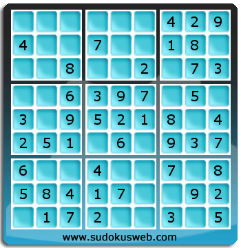 Sudoku von sehr einfacher höhe