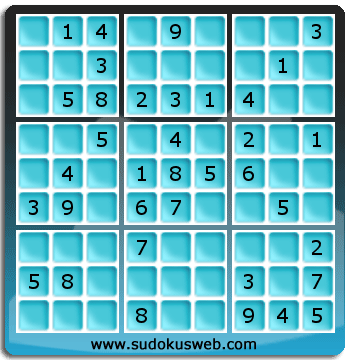 Sudoku von einfacher höhe