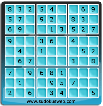 Sudoku de Niveau Très Facile Sudoku de Niveau Très Facile