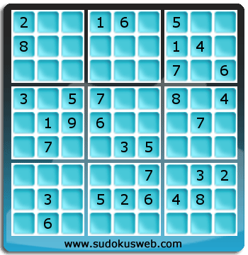 Sudoku von mittelmässiger höhe