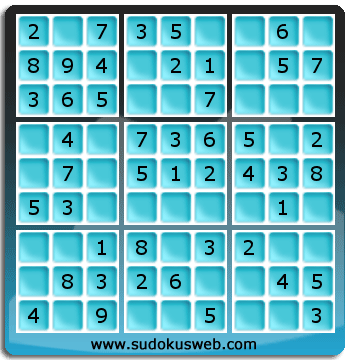Sudoku de Niveau Très Facile Sudoku de Niveau Très Facile