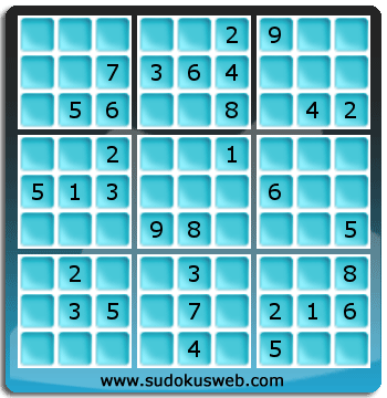 Sudoku von mittelmässiger höhe