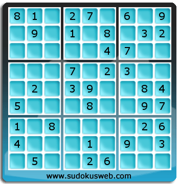 Sudoku de Niveau Facile Sudoku de Niveau Facile