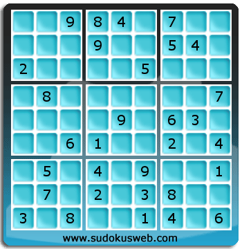 Sudoku von mittelmässiger höhe