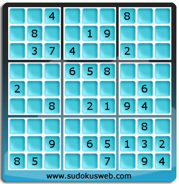 Sudoku von mittelmässiger höhe