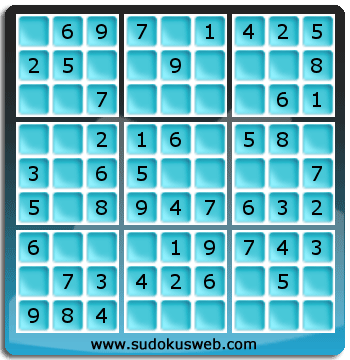 Sudoku von sehr einfacher höhe