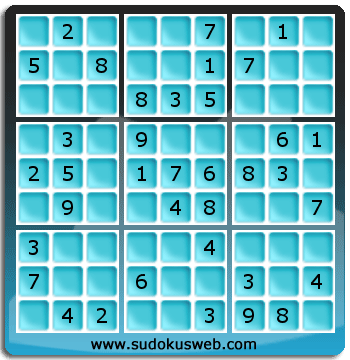 Sudoku von einfacher höhe