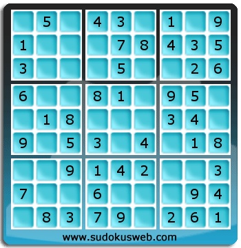 Sudoku de Niveau Très Facile Sudoku de Niveau Très Facile