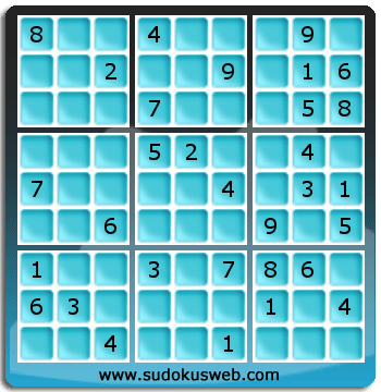 Sudoku von mittelmässiger höhe Sudoku von mittelmässiger höhe
