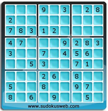 Sudoku von einfacher höhe