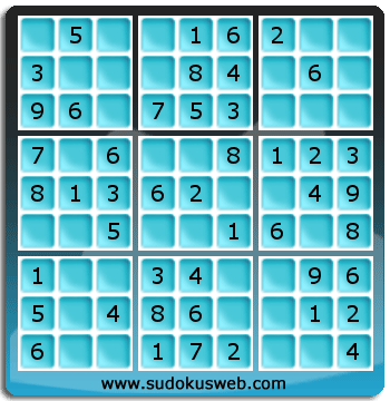 Nivel Muito Facil de Sudoku Nivel Muito Facil de Sudoku