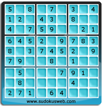 Sudoku de Nivell Molt Fàcil