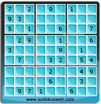 Sudoku von mittelmässiger höhe