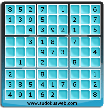 Sudoku de Niveau Très Facile