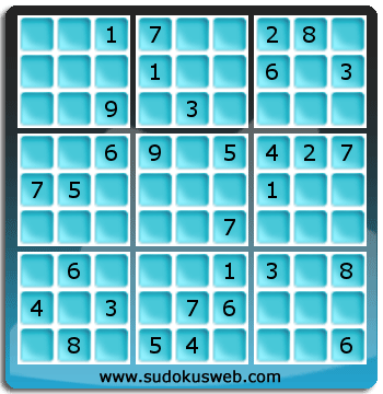 Sudoku von mittelmässiger höhe