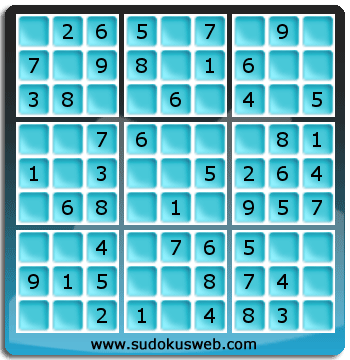 Sudoku de Niveau Très Facile