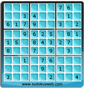 Sudoku von einfacher höhe